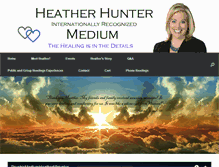 Tablet Screenshot of heathermhunter.com